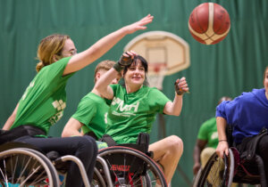 Wheelchair basketball at the Inter Spinal Unit Games