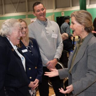 Joyce Sheard meeting Her Royal Highness The Duchess of Edinburgh